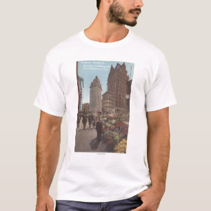 T-shirt Vendedores de flor, Kearny & ruas do mercado