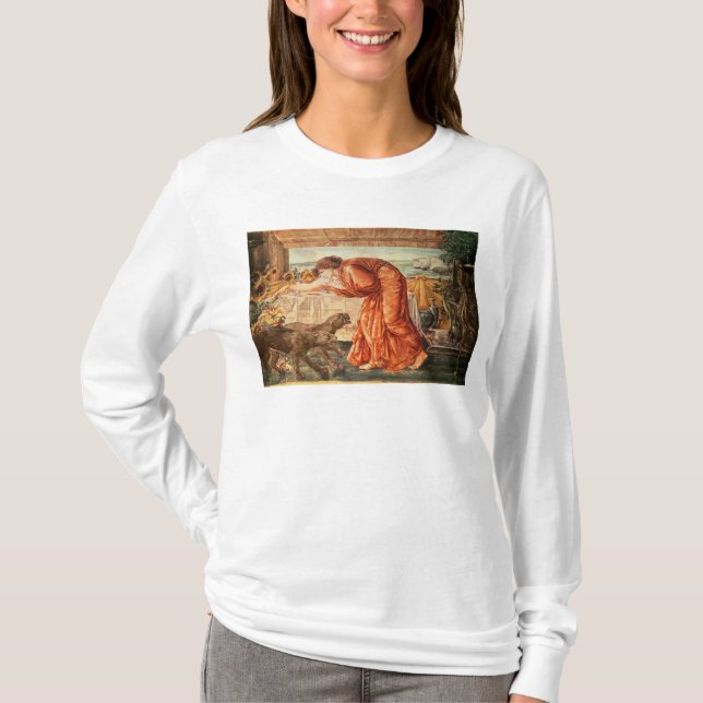 T-shirt Veneno de derramamento de Circe em um vaso (Frente)