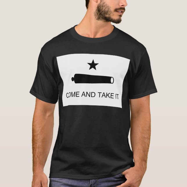 T-shirt Venha E Leve O Texas Flag (Frente)