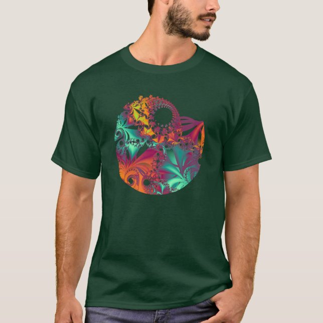 T-shirt Ver espiral de Fractoid. 2 (Frente)