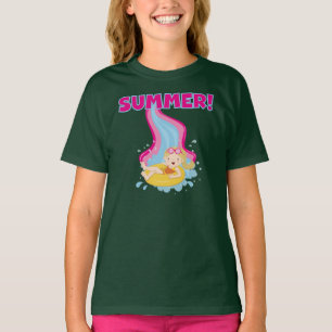 T-shirt Verão louro da menina