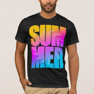 T-shirt Verão Sun do tigre 80s de Corey