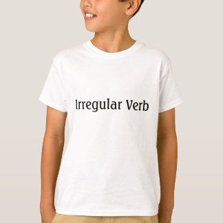 T-shirt Verbo irregular