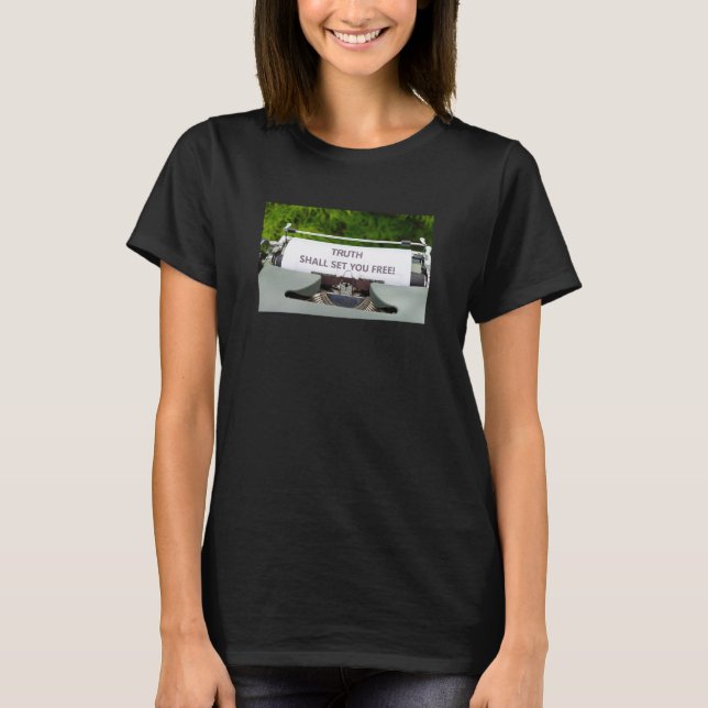 T-Shirt Verdade (escuro) (Frente)