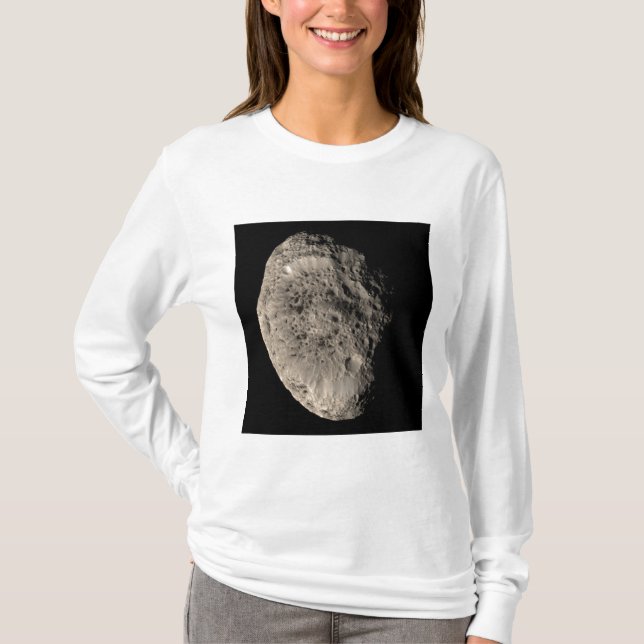 T-shirt Verdadeiro mosaico colorido da lua de Saturno Hype (Frente)