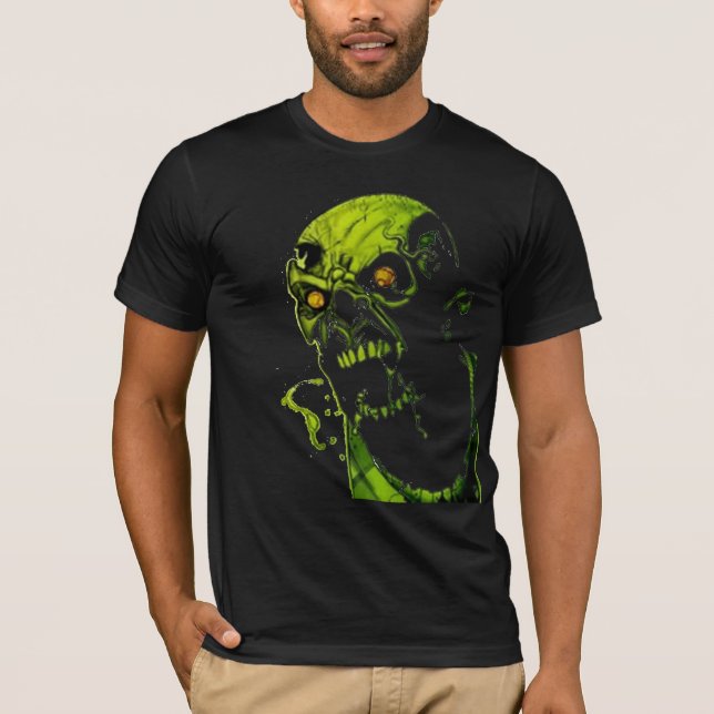 T-Shirt Verde Assustador (Frente)