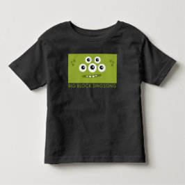 T-shirt verde da criança de Dah do T do La de BBSS