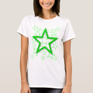 T-shirt verde da estrela