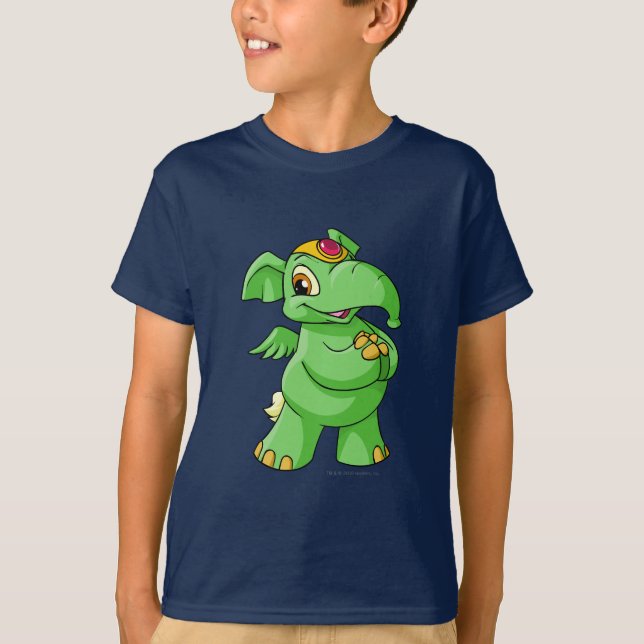 T-shirt Verde de Elephante (Frente)