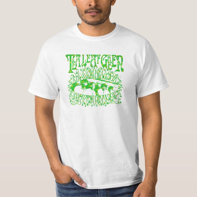 T-shirt verde de TLG (Frente)