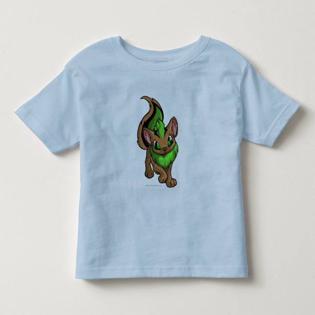 T-shirt Verde de Xweetok (Frente)