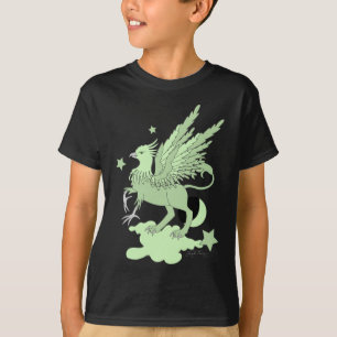 T-shirt Verde do abacate de Gryphon