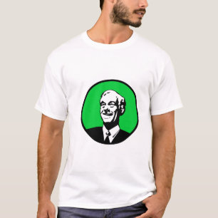 T-shirt Verde do círculo de Ron Paul