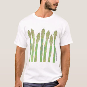 T-shirt verde fresco do aspargo