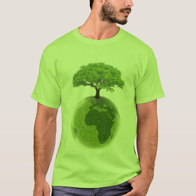 T-shirt Verde indo (Frente)