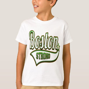 T-shirt VERDE irlandês forte de Boston