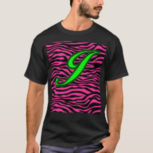 T-SHIRT VERDE J DA ZEBRA DO ROSA QUENTE