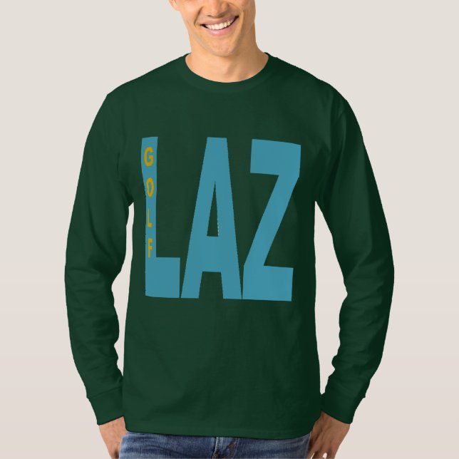 T-shirt verde verruma mangas longas LAZIO GOLFE (Frente)