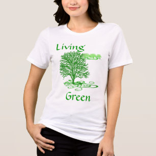 T-shirt Verde vivo