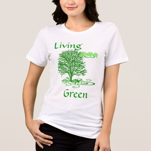 T-shirt Verde vivo (Frente)