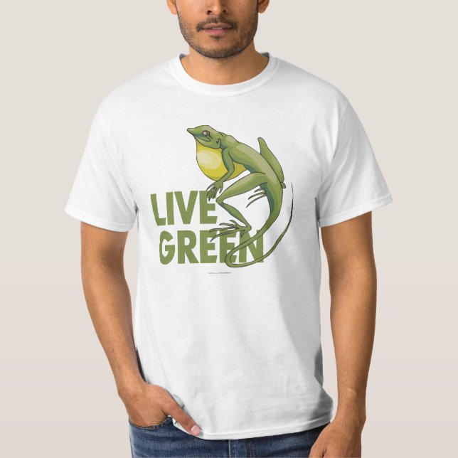 T-shirt Verde vivo (Frente)
