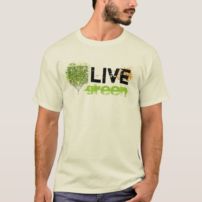T-shirt Verde vivo (Frente)