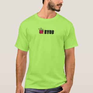 T-SHIRT VERDE VIVO: BYOB