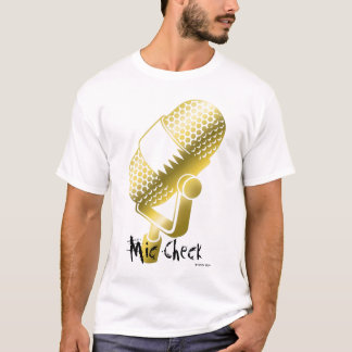 T-shirt Verificação do Mic/desgaste de Statick