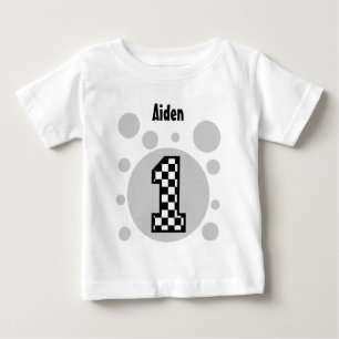 T-shirt Verificadores de primeiros aniversarios e bolhas c