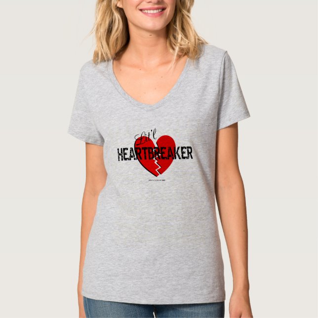T-Shirt Vermelho Broken-Heart (Frente)