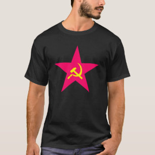 T-shirt vermelho da estrela