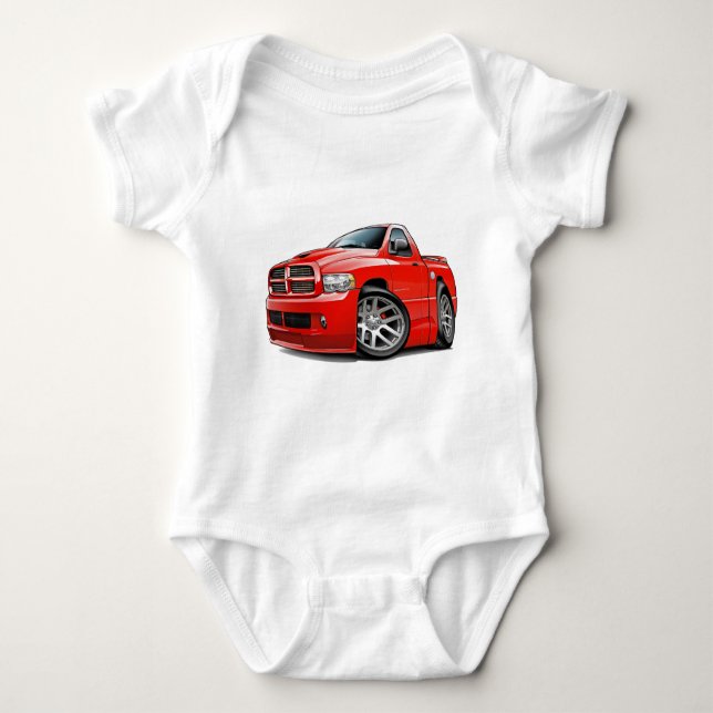 T-shirt Vermelho da ram de Dodge SRT10 (Frente)