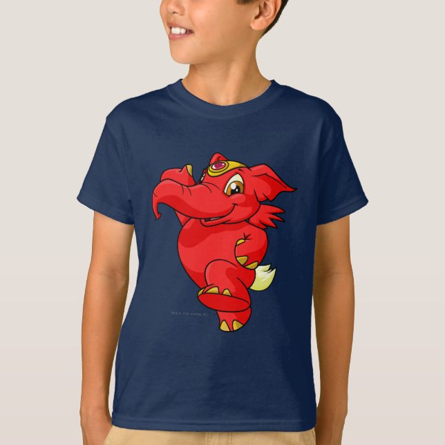 T-shirt Vermelho de Elephante (Frente)