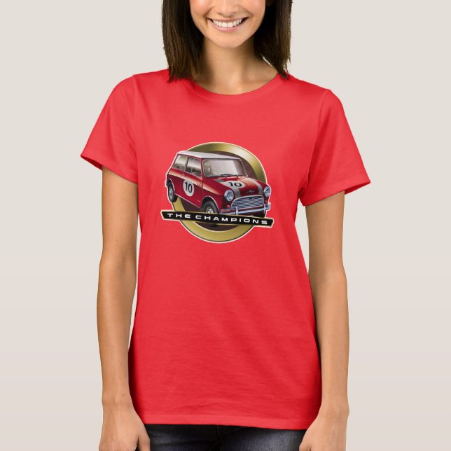 T-shirt Vermelho de MiniCooper S (Frente)