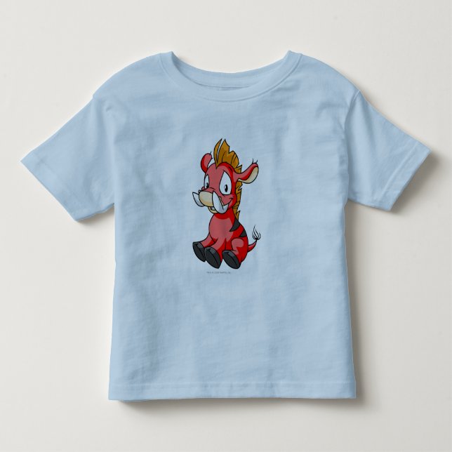 T-shirt Vermelho de Moehog (Frente)