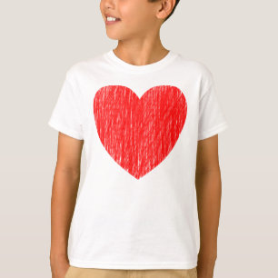 T-shirt - Vermelho dentro escrito