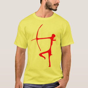 T-shirt vermelho do arqueiro