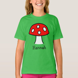 T-shirt vermelho do cogumelo (criança)