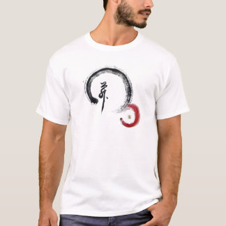 T-shirt Vermelho do zen - Enso