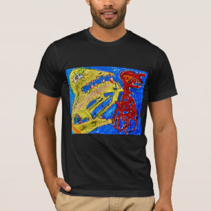 T-Shirt vermelho e amarelo