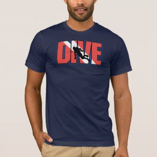 T-Shirt Vermelho e White Strike