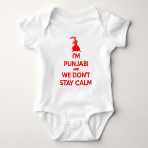 T-shirt (VERMELHO) eu sou Punjabi e nós não permanecemos