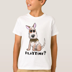 T-shirt Vermelho Heeler dos desenhos animados do Playtime