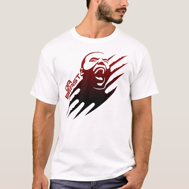 T-shirt vermelho oficial do inclinação de Dejuan (Frente)