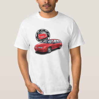 T-shirt vermelho quente do vagão do Gen 2 de SCCNA