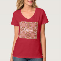 T-Shirt Vermelho Rosa AI