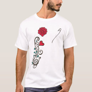 T-shirt vermelho/verde