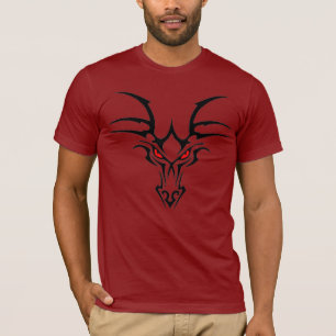 t-shirt vermelhos do design dos Dungeon do