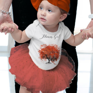 T-shirt vermelhos do tutu do florista da árvore,