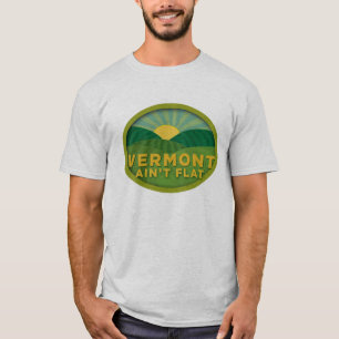 T-shirt Vermont não é liso